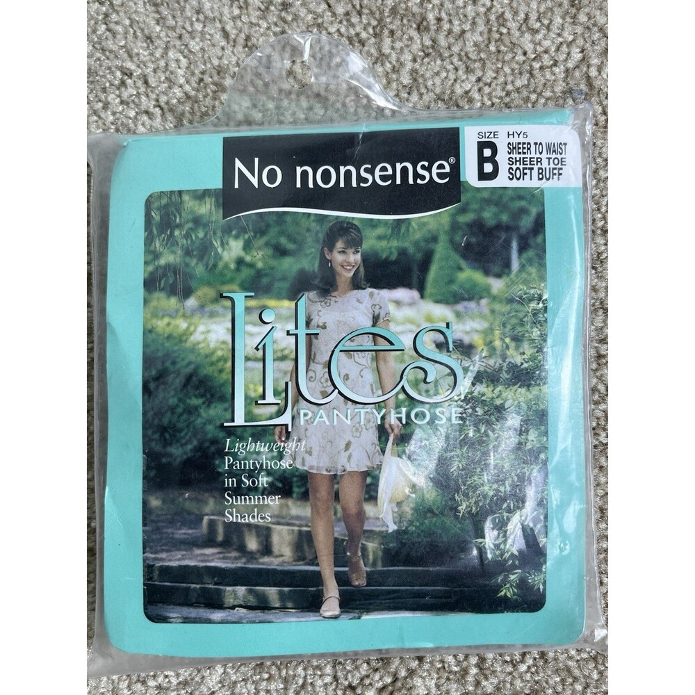 NIP No nonsense Sz B Lites Pantyhose In‎ Soft Summer Shades Made In Italy
